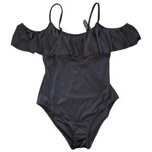 ADORE ME Flutter Sleeve One-Piece Swimsuit – Black (Size M) – NWT